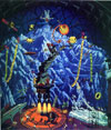 Liu Dahong, Science temple, Oil on canvas, 100&times;100cm, 2007-2008
