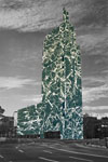 PATRICK HAMILTON, Proyecto de arquitecturas revestidas para la ciudad de Santiago, 2007-2009.