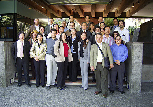 Participantes del Curso sobre Negociaciones Internacionales IEI_OMC en su visita a la CEPAL