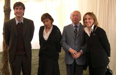 Ernesto L&oacute;pez, Astrid Espaliat, Hugo Romero y Rebeca Grynspan 
