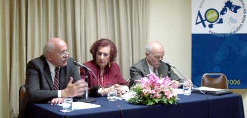 Dr. Peter Scholz, Iris Vittini y Jaime P&eacute;rez Vidal