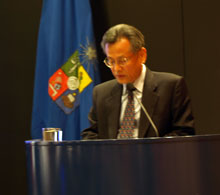 Vicepresidente Ejecutivo de la Fundaci&oacute;n Corea, Sr. Hahn Young-Hee