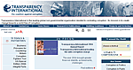 Sitio web Transparencia Internacional (TI)